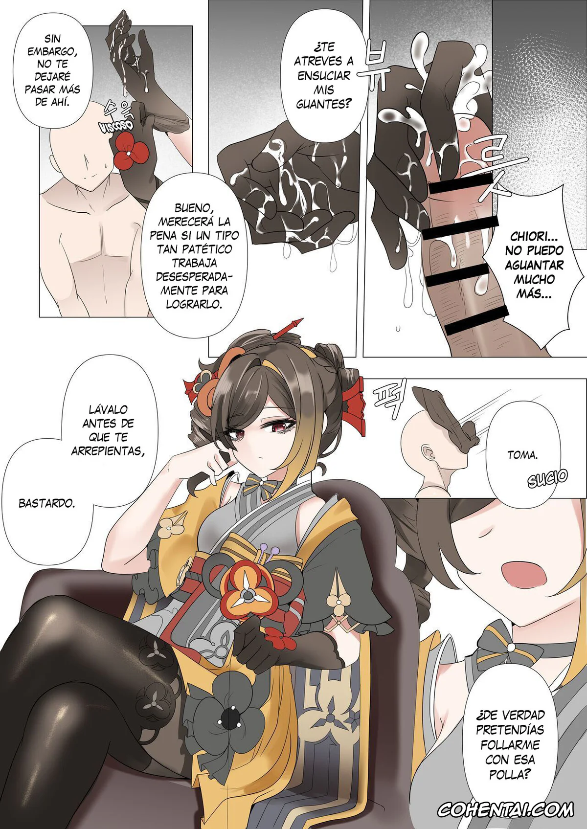 Genshin Impact hentai, Aether hentai, Chiori hentai, Shihai (Genshin Impact), pagina 3
