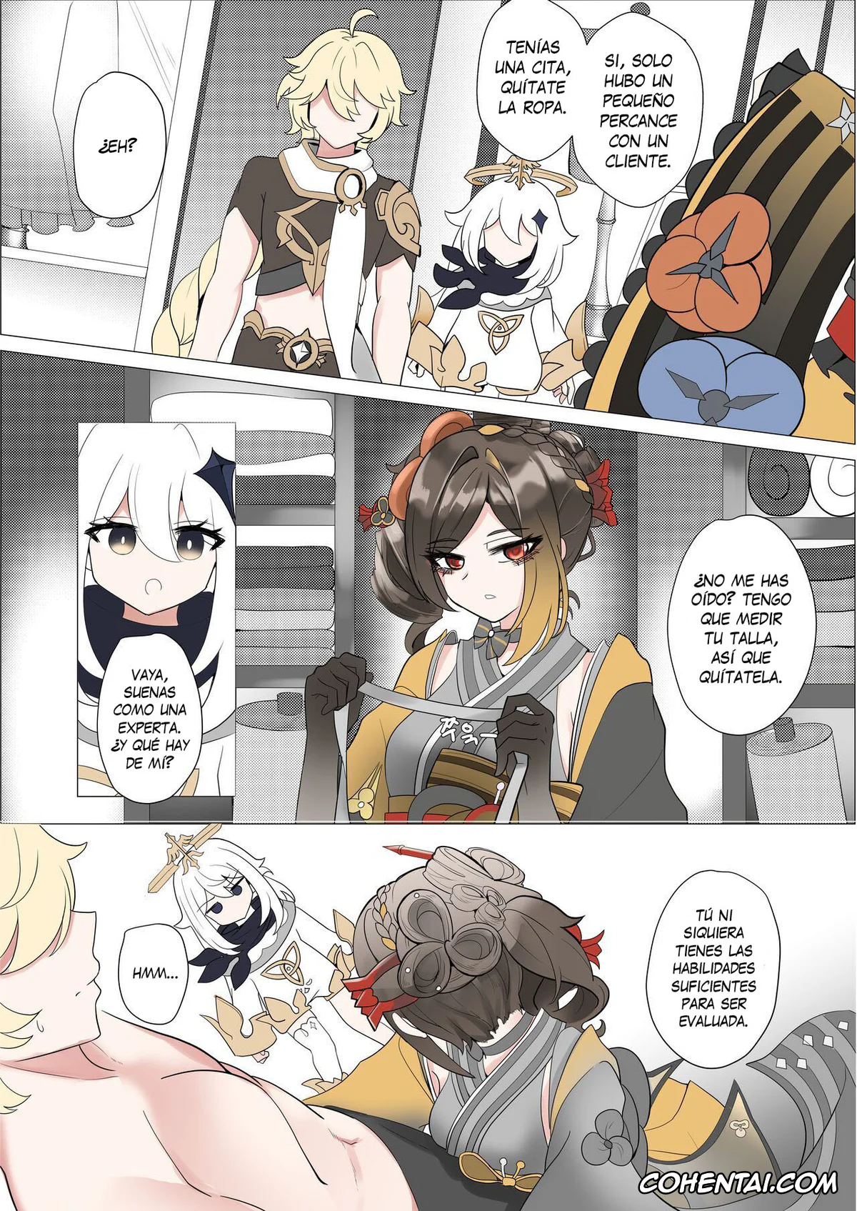 Genshin Impact porno, Aether porno, Chiori porno, Shihai (Genshin Impact), pagina 5
