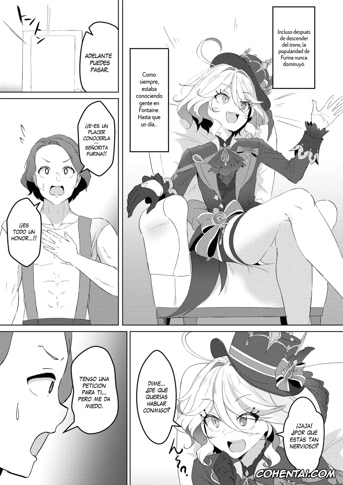 Genshin Impact hentai, Focalors | Lady Furina hentai, Shizuku no Kageri (Genshin Impact), pagina 3