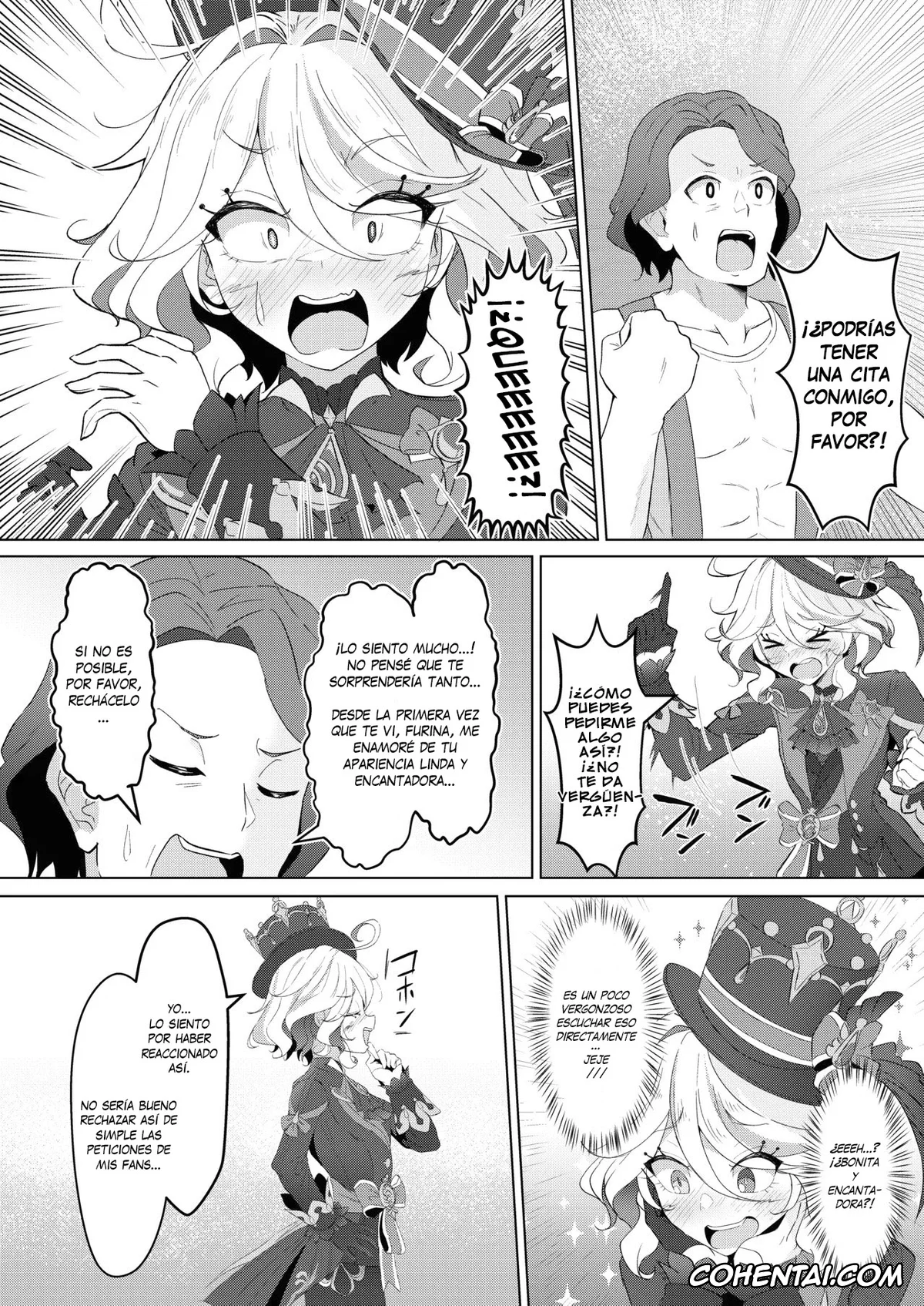 Genshin Impact xxx, Focalors | Lady Furina xxx, Shizuku no Kageri (Genshin Impact), pagina 4