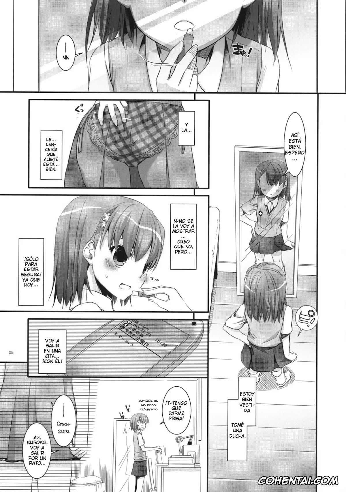 Toaru Project xxx, Mikoto Misaka xxx, Touma Kamijou xxx, D.L. action 53 (Toaru Kagaku no Railgun), pagina 4