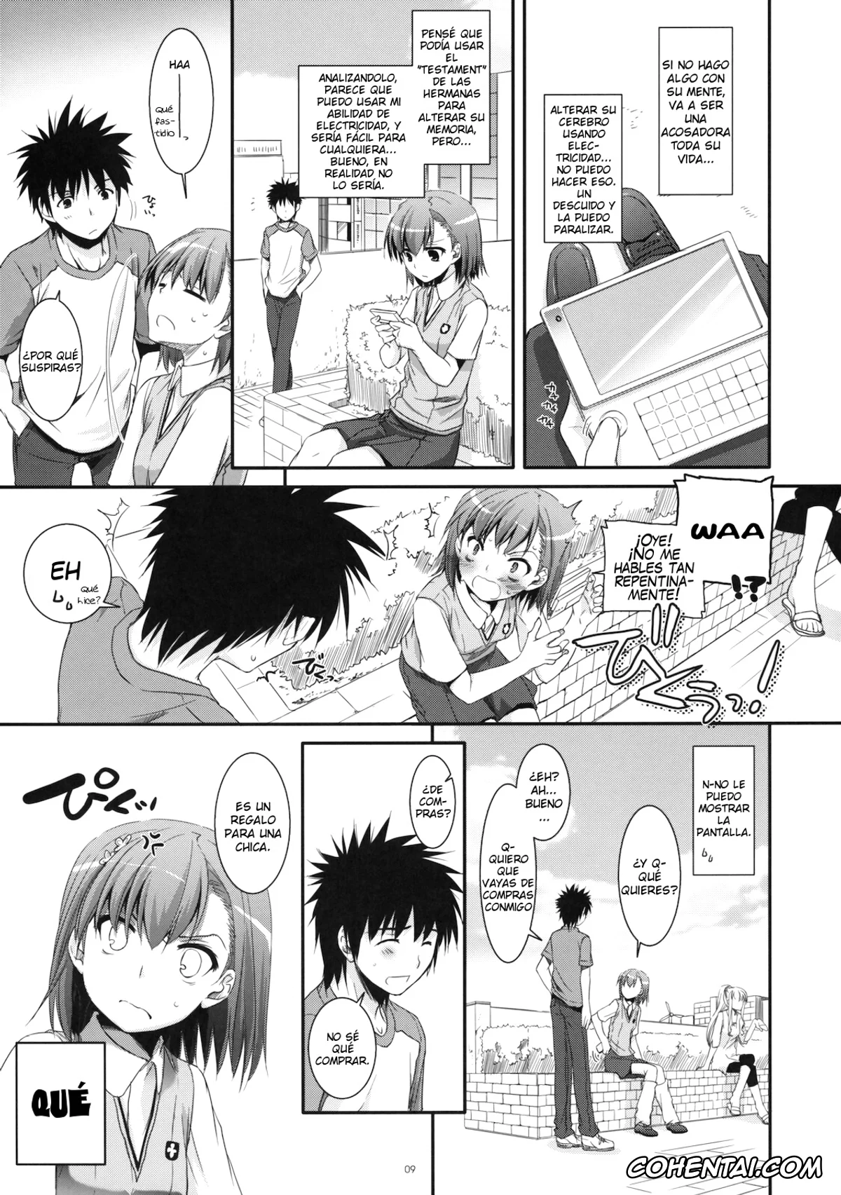 Toaru Project porno, Mikoto Misaka porno, Touma Kamijou porno, D.L. action 53 (Toaru Kagaku no Railgun), pagina 8