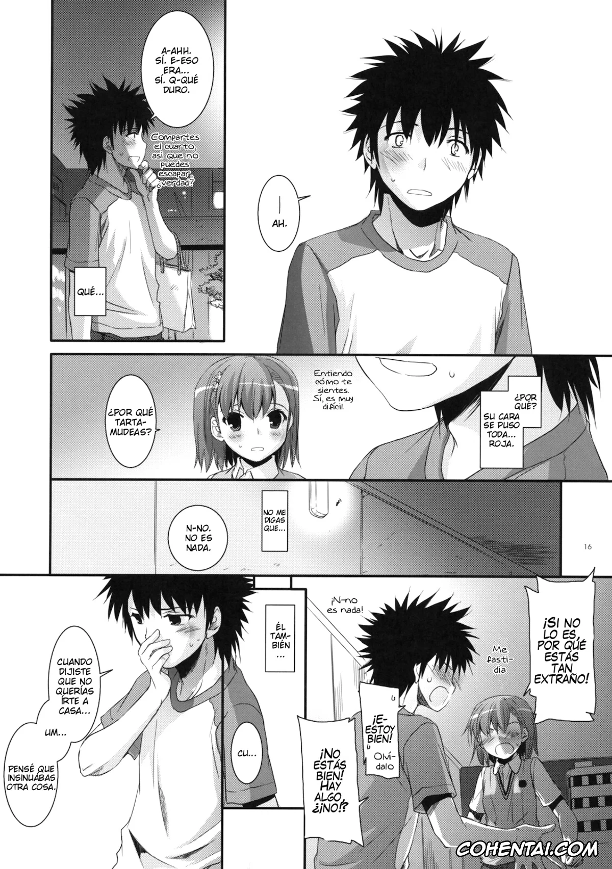 Toaru Project hentai, Mikoto Misaka hentai, Touma Kamijou hentai, D.L. action 53 (Toaru Kagaku no Railgun), pagina 15