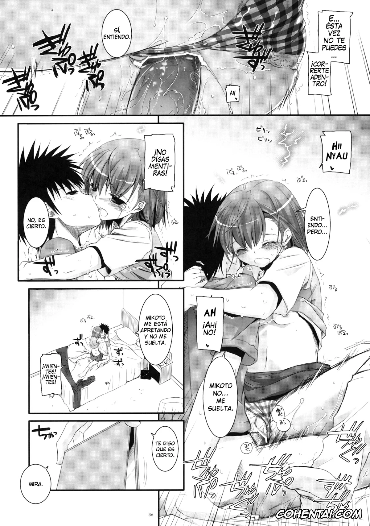 Toaru Project porno, Mikoto Misaka porno, Touma Kamijou porno, D.L. action 53 (Toaru Kagaku no Railgun), pagina 35