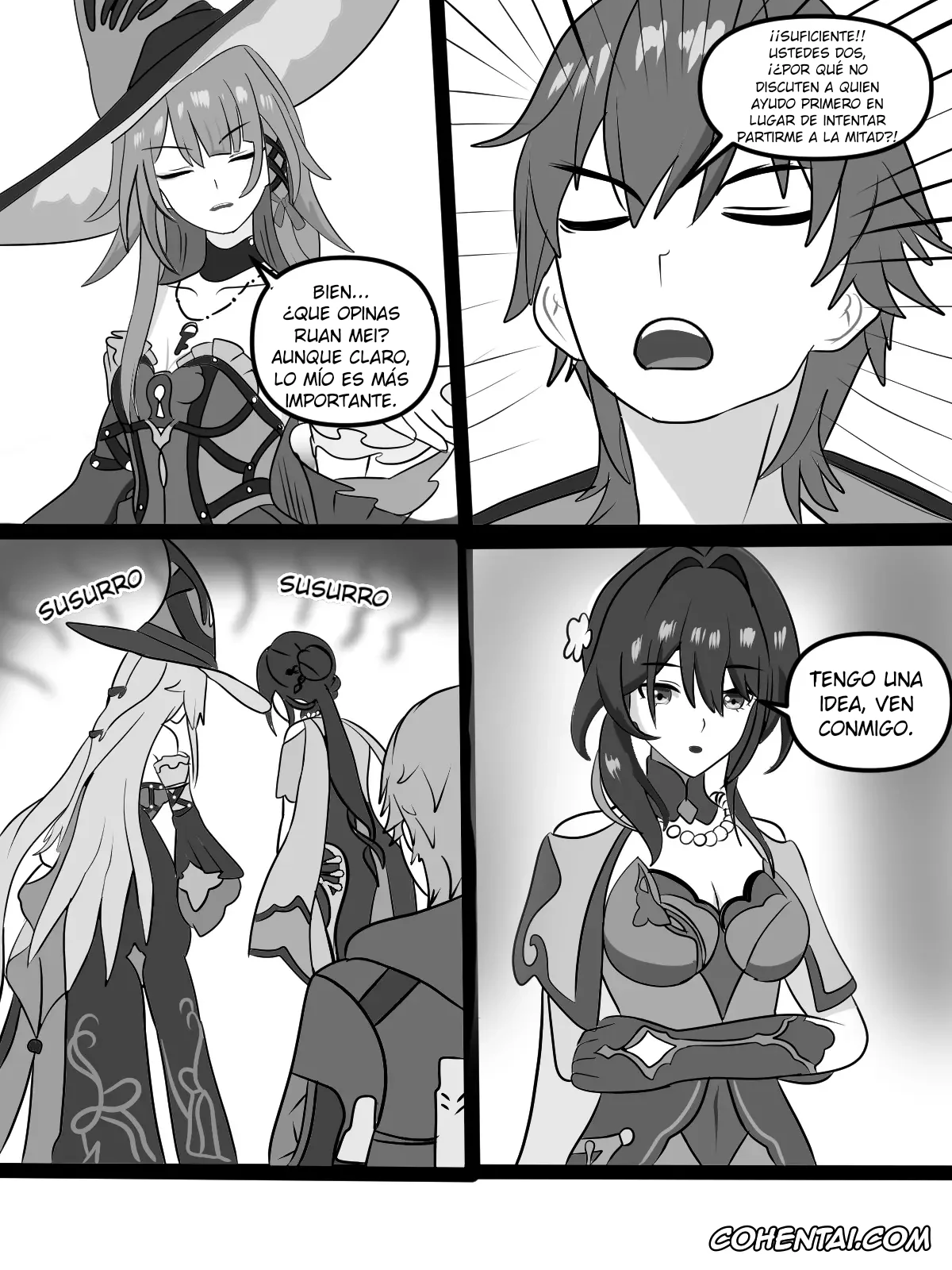 Honkai: Star Rail hentai, Caelus hentai, Herta hentai, Ruan Mei hentai, The Herta hentai, Dos genias y un mapache (Honkai: Star Rail), pagina 3