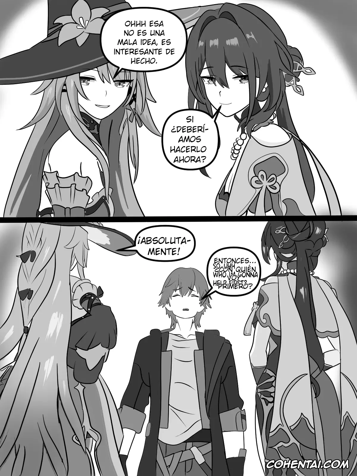 Honkai: Star Rail xxx, Caelus xxx, Herta xxx, Ruan Mei xxx, The Herta xxx, Dos genias y un mapache (Honkai: Star Rail), pagina 4