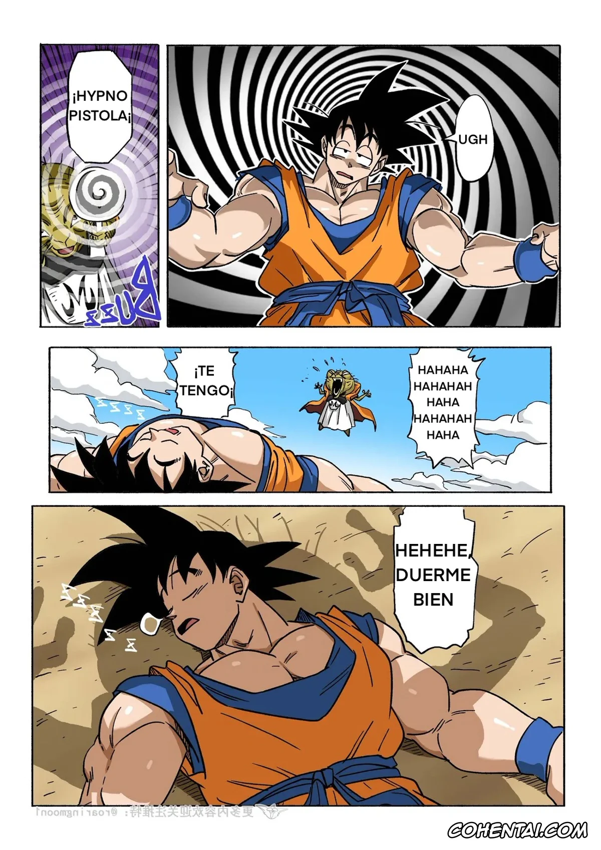 Dragon Ball Z hentai, Babidi hentai, Son Goku hentai, Spopovich hentai, Yamu hentai, Brainwashed Goku (Dragon Ball Z), pagina 3