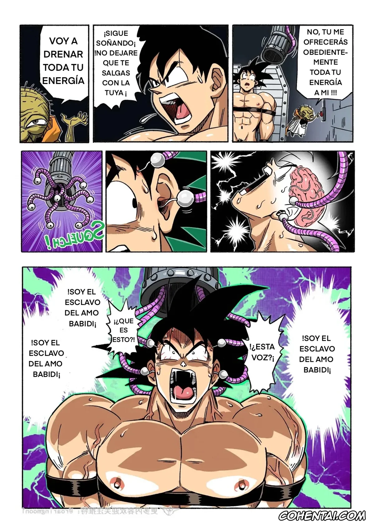 Dragon Ball Z hentai, Babidi hentai, Son Goku hentai, Spopovich hentai, Yamu hentai, Brainwashed Goku (Dragon Ball Z), pagina 6