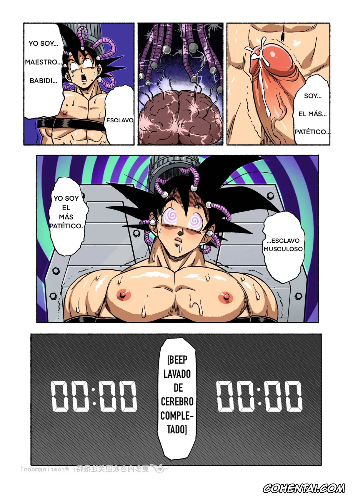 Dragon Ball Z hentai, Babidi hentai, Son Goku hentai, Spopovich hentai, Yamu hentai, Brainwashed Goku (Dragon Ball Z), pagina 9