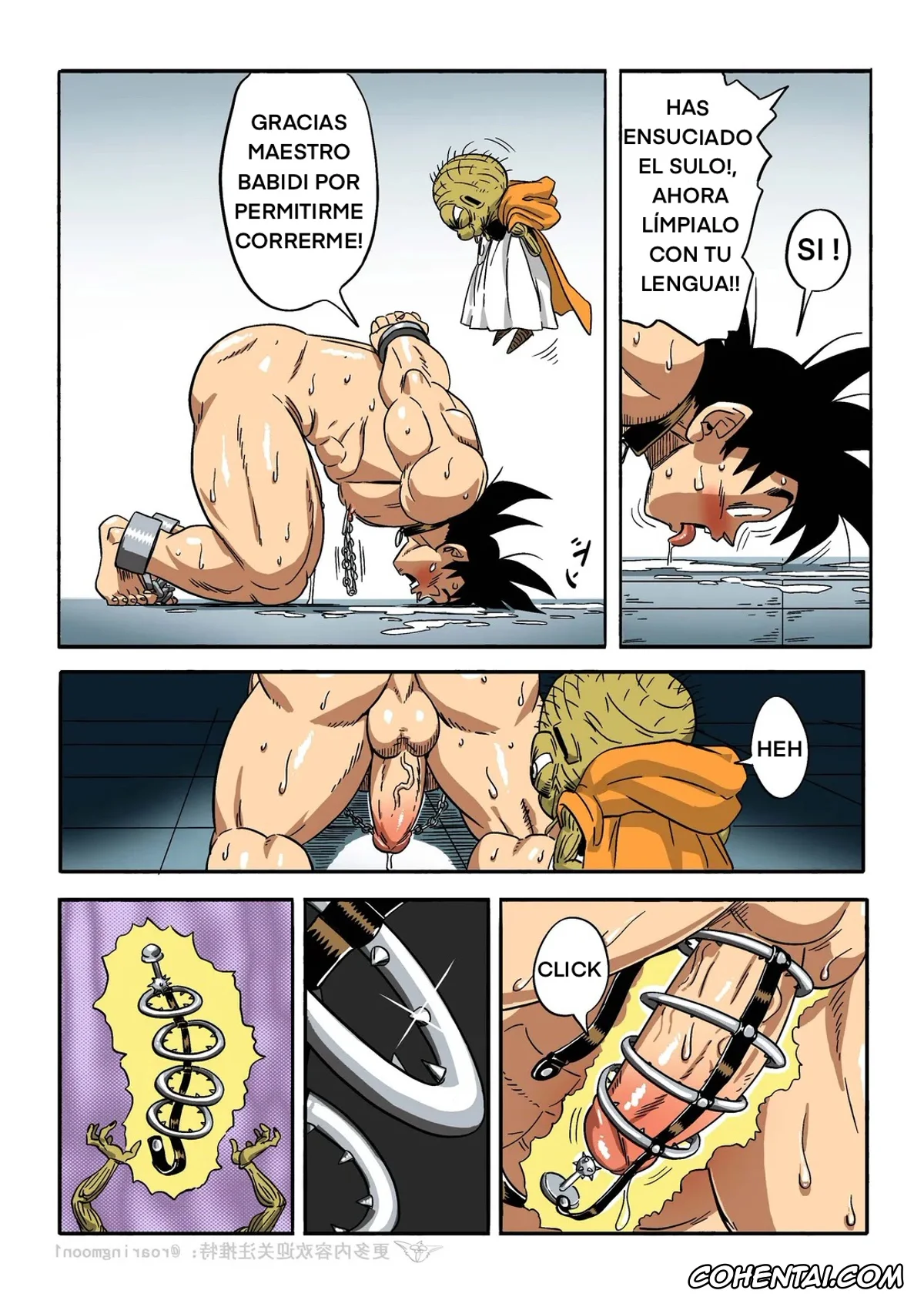 Dragon Ball Z xxx, Babidi xxx, Son Goku xxx, Spopovich xxx, Yamu xxx, Brainwashed Goku (Dragon Ball Z), pagina 19