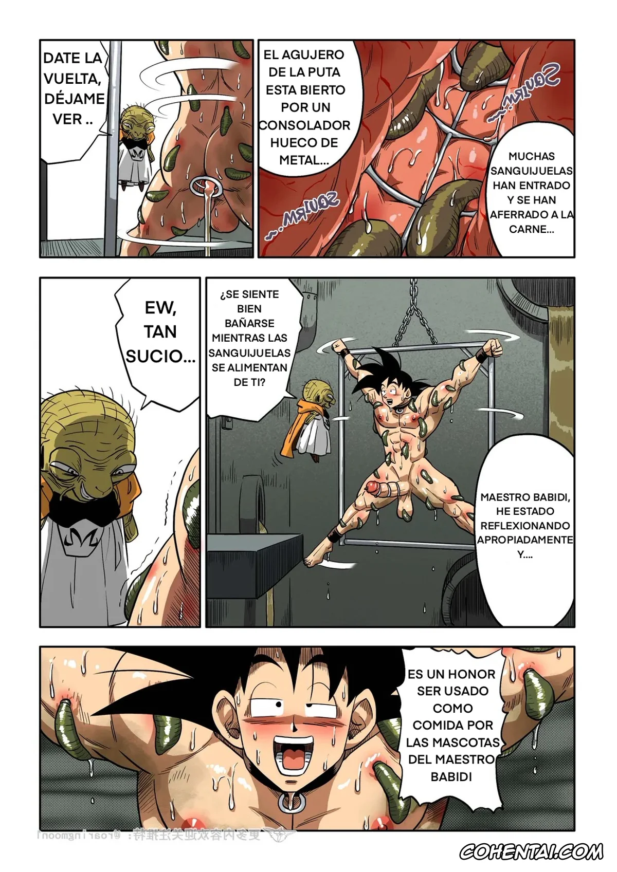 Dragon Ball Z hentai, Babidi hentai, Son Goku hentai, Spopovich hentai, Yamu hentai, Brainwashed Goku (Dragon Ball Z), pagina 48