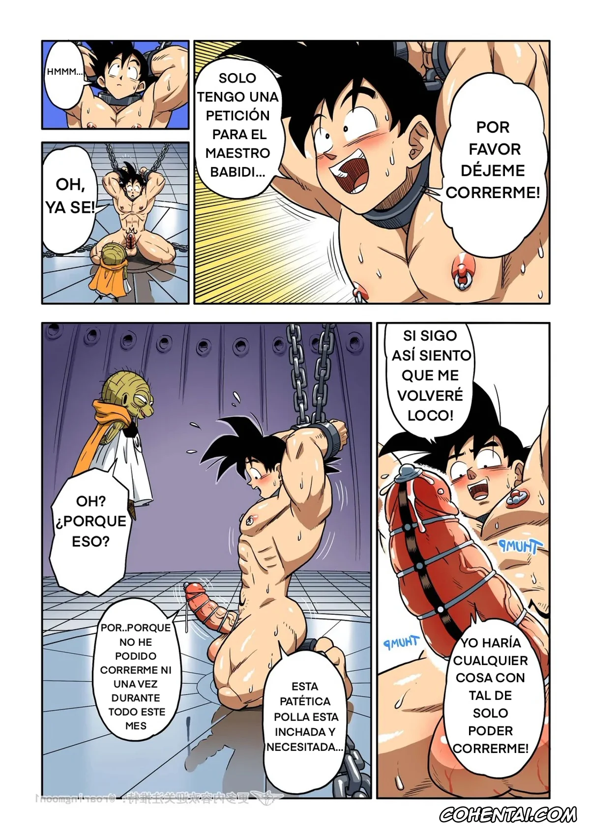 Dragon Ball Z hentai, Babidi hentai, Son Goku hentai, Spopovich hentai, Yamu hentai, Brainwashed Goku (Dragon Ball Z), pagina 60