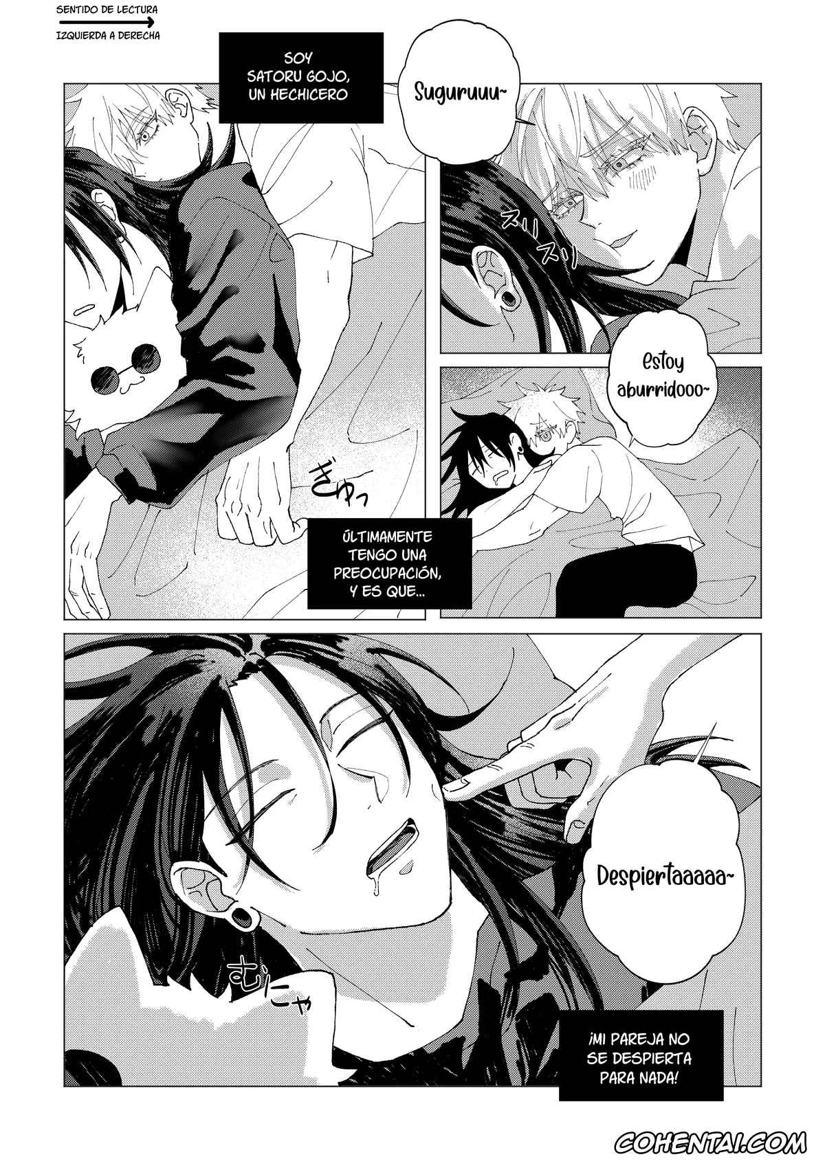 Jujutsu Kaisen porno, Satoru Gojo porno, Suguru Geto porno, Patona ga zenzen okinakute komaru (Jujutsu Kaisen), pagina 2