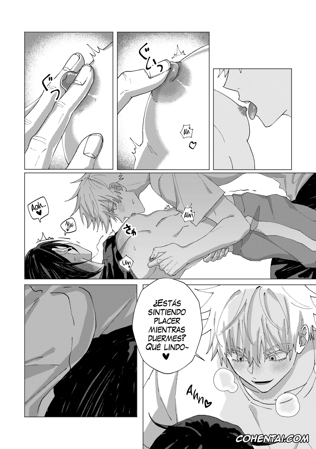 Jujutsu Kaisen hentai, Satoru Gojo hentai, Suguru Geto hentai, Patona ga zenzen okinakute komaru (Jujutsu Kaisen), pagina 6