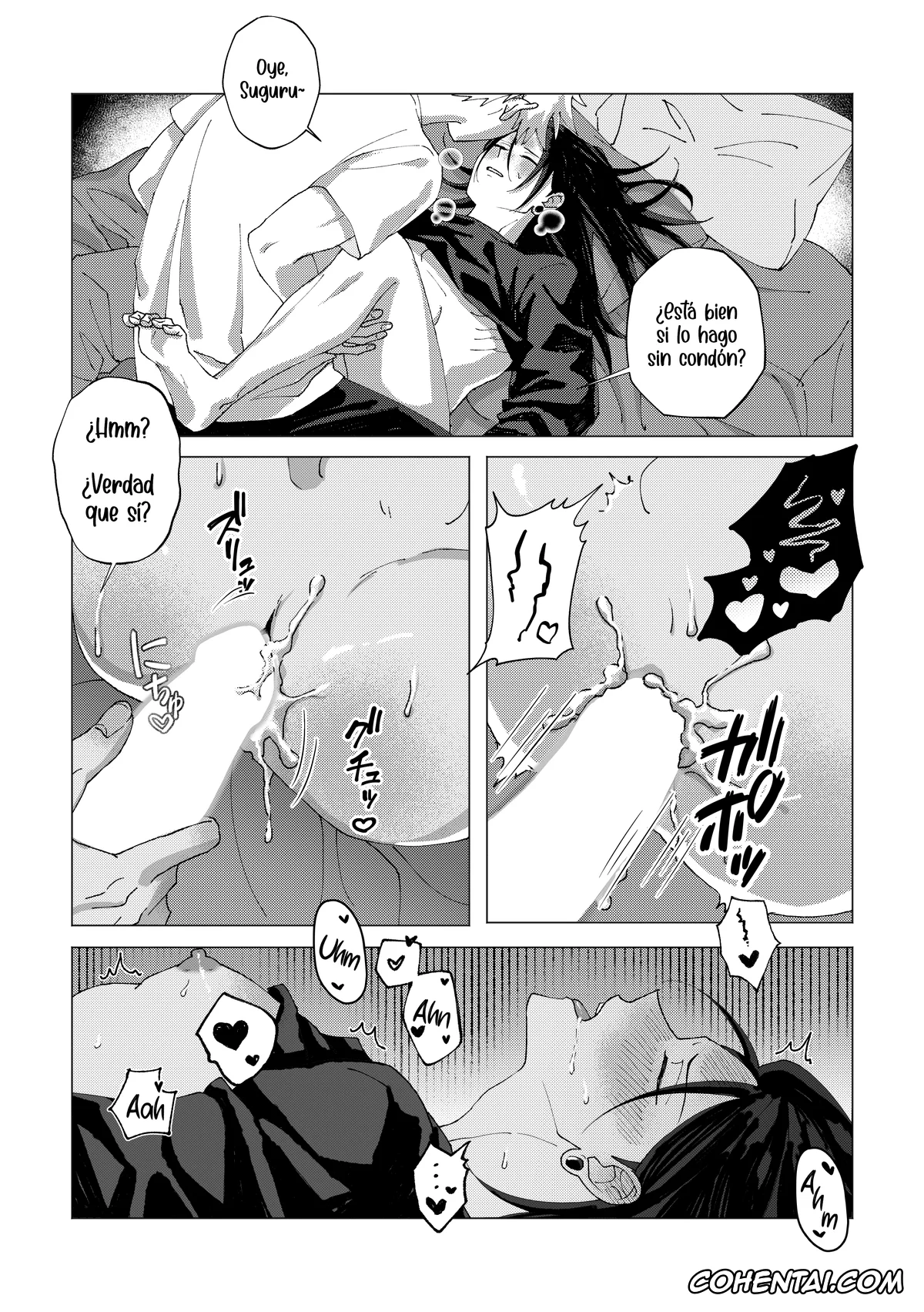 Jujutsu Kaisen porno, Satoru Gojo porno, Suguru Geto porno, Patona ga zenzen okinakute komaru (Jujutsu Kaisen), pagina 8