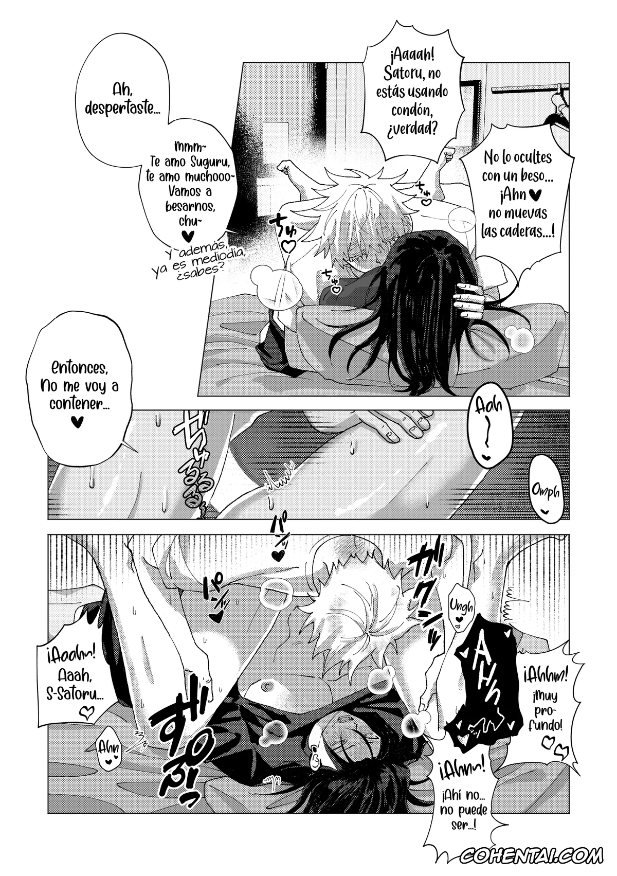 Jujutsu Kaisen porno, Satoru Gojo porno, Suguru Geto porno, Patona ga zenzen okinakute komaru (Jujutsu Kaisen), pagina 11