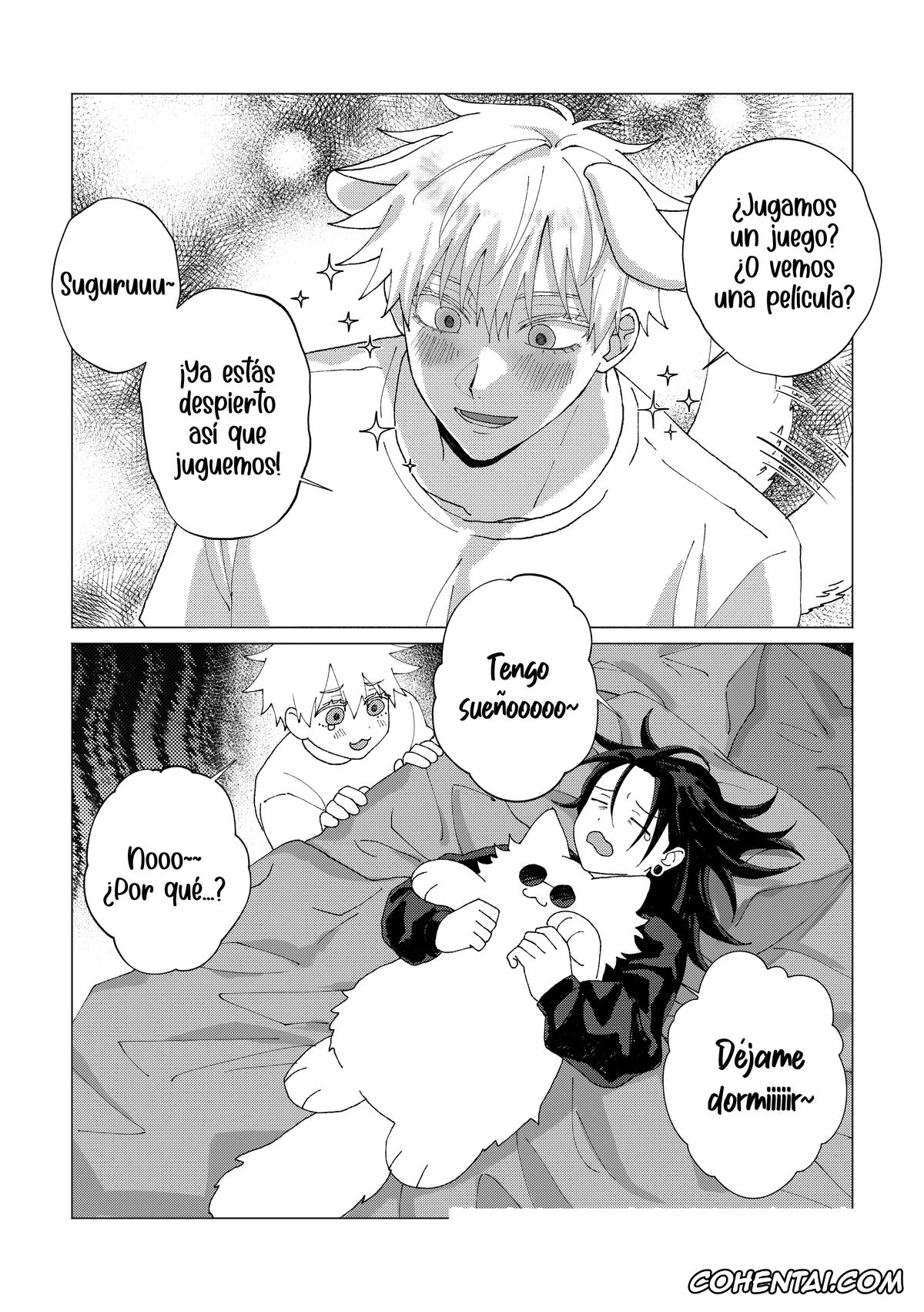 Jujutsu Kaisen porno, Satoru Gojo porno, Suguru Geto porno, Patona ga zenzen okinakute komaru (Jujutsu Kaisen), pagina 14