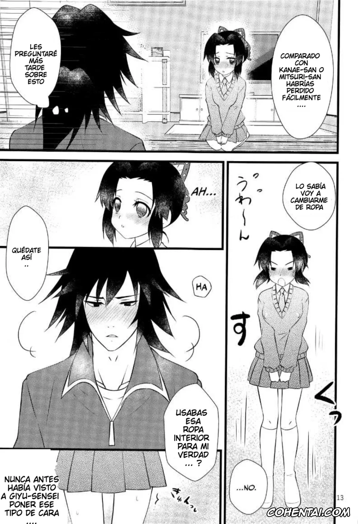 Kimetsu No Yaiba | Demon Slayer hentai, Giyuu Tomioka hentai, Shinobu Kochou hentai, Yuuwaku sarete kudasai (Kimetsu no Yaiba), pagina 12