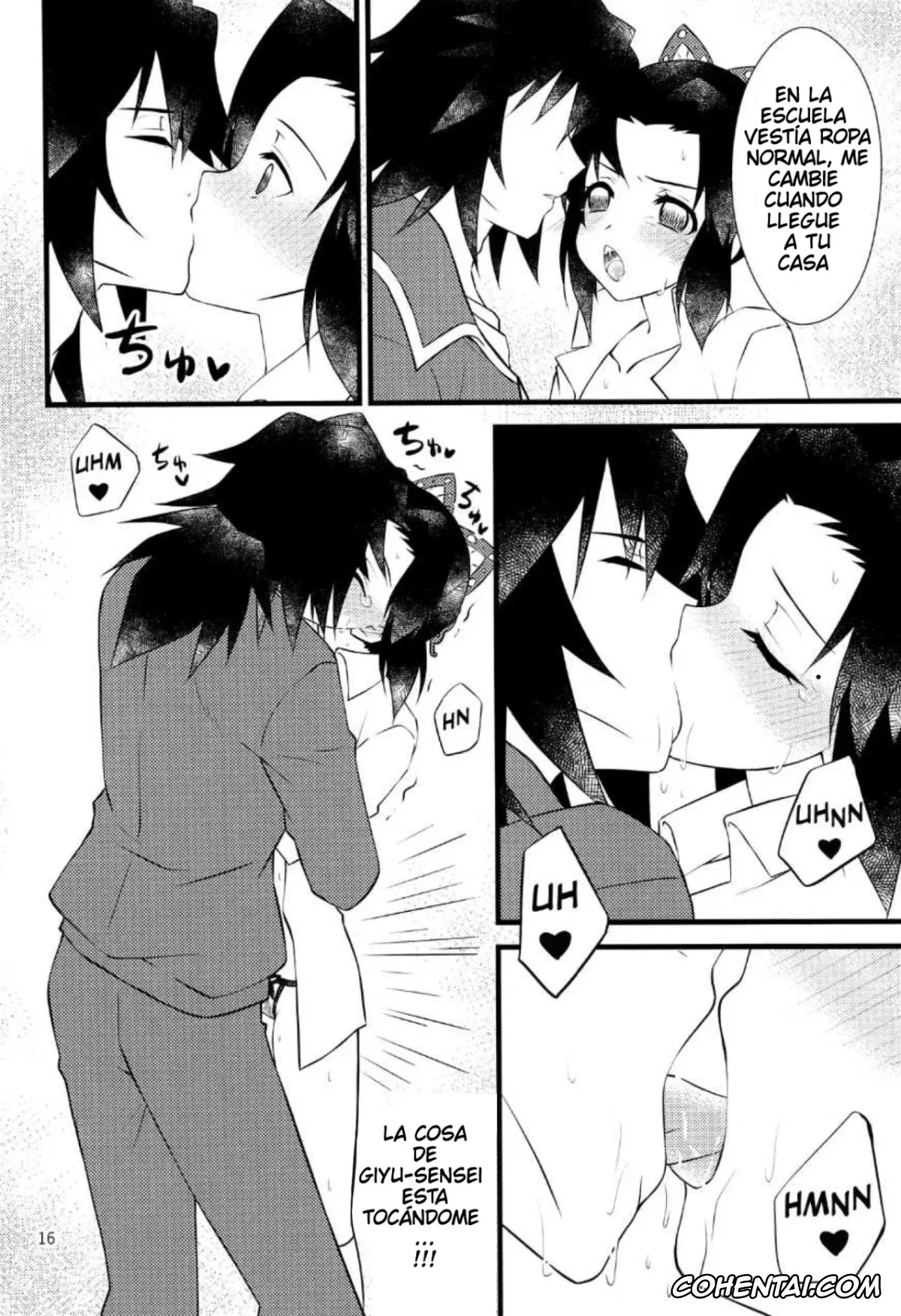 Kimetsu No Yaiba | Demon Slayer hentai, Giyuu Tomioka hentai, Shinobu Kochou hentai, Yuuwaku sarete kudasai (Kimetsu no Yaiba), pagina 15