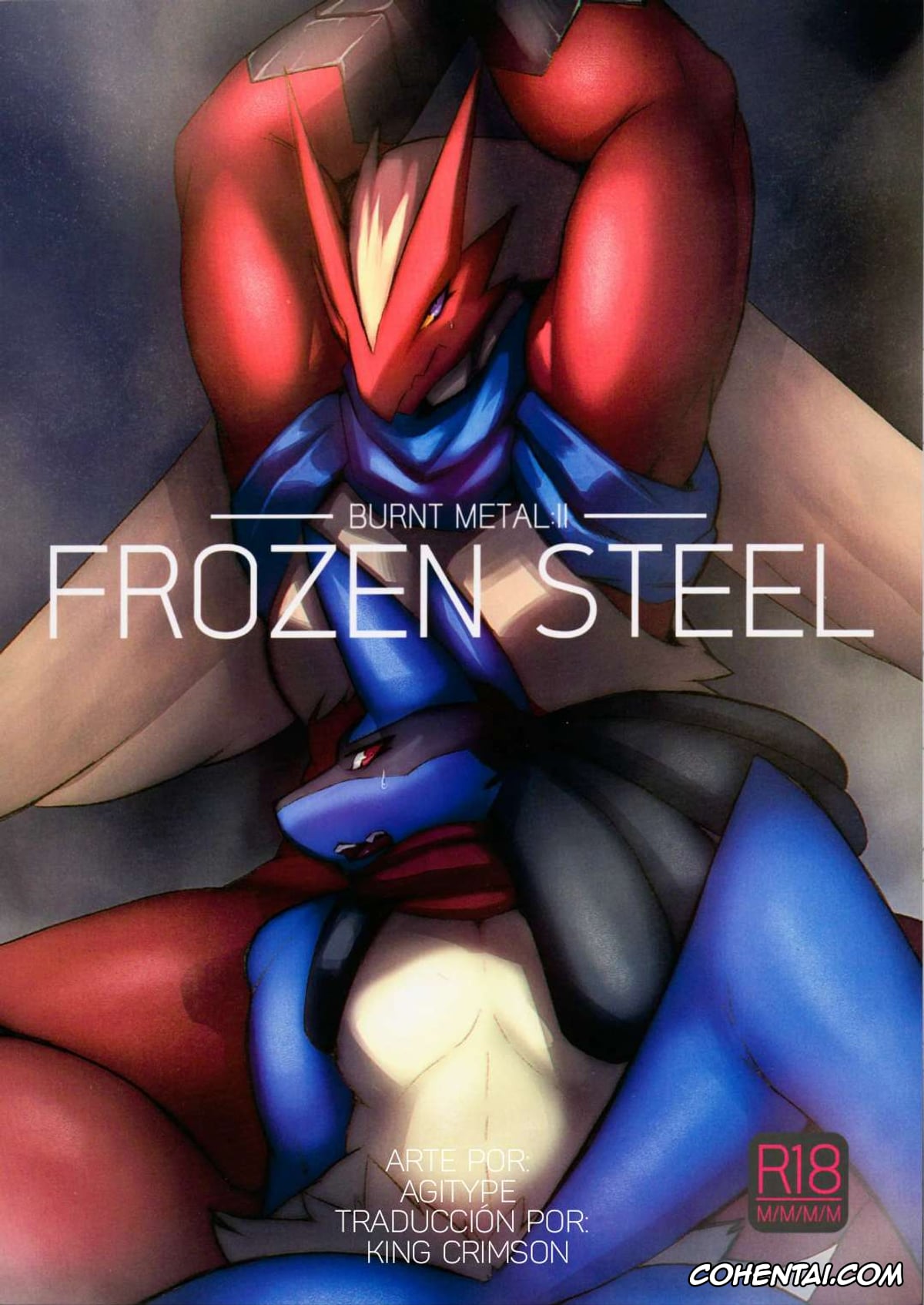 Pokemon | Pocket Monsters xxx, Blaziken xxx, Lopunny xxx, Lucario xxx, Weavile xxx, Zoroark xxx, BURNT METAL II: FROZEN STEEL (Pokémon), pagina 1
