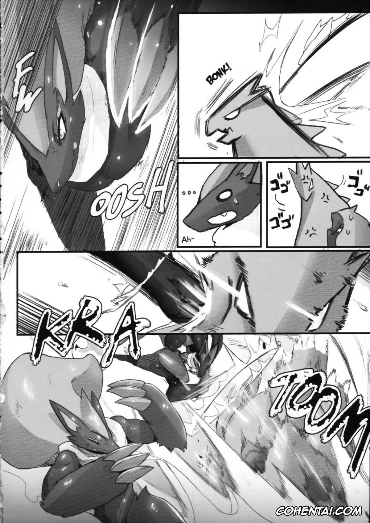 Pokemon | Pocket Monsters xxx, Blaziken xxx, Lopunny xxx, Lucario xxx, Weavile xxx, Zoroark xxx, BURNT METAL II: FROZEN STEEL (Pokémon), pagina 4
