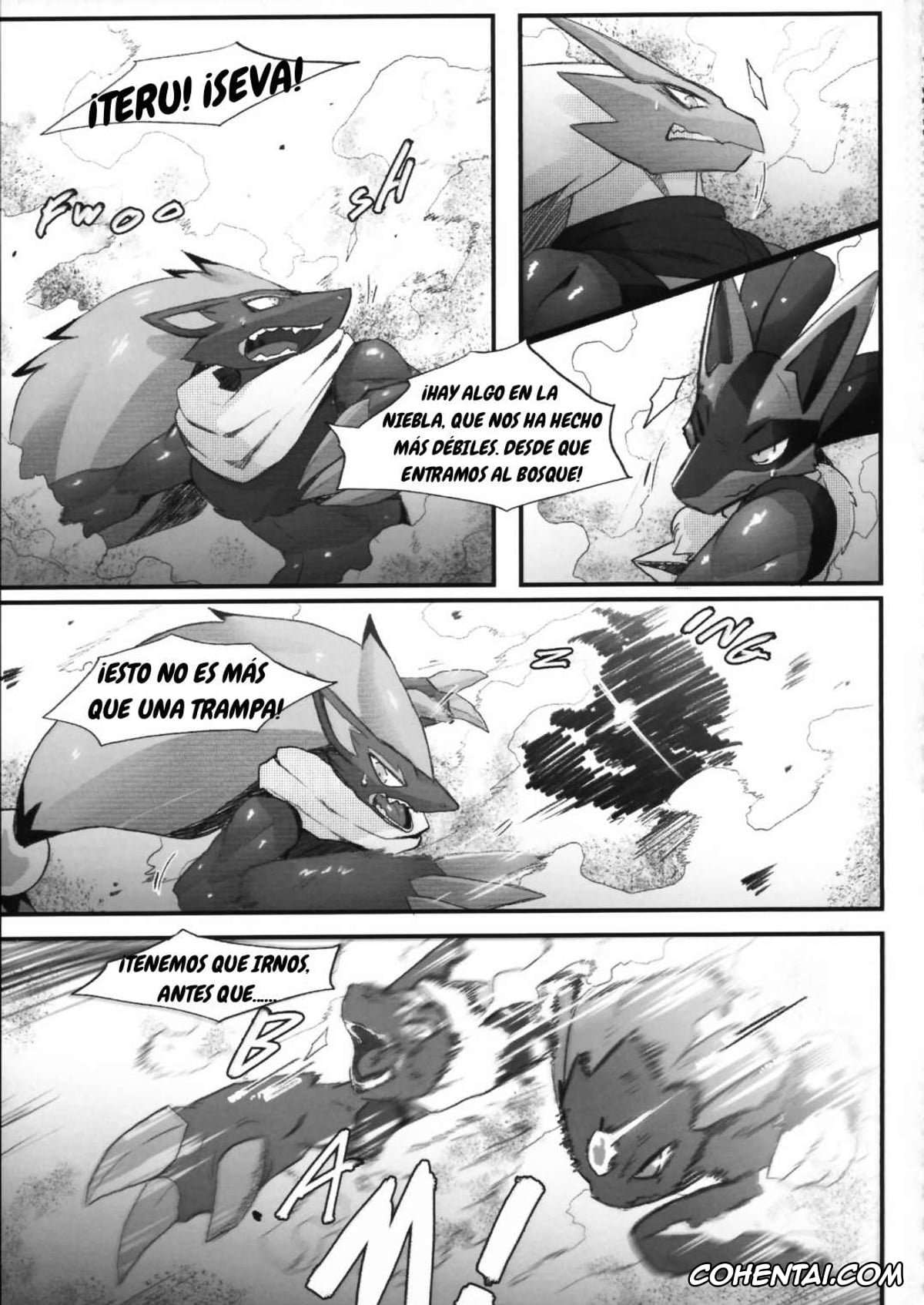 Pokemon | Pocket Monsters hentai, Blaziken hentai, Lopunny hentai, Lucario hentai, Weavile hentai, Zoroark hentai, BURNT METAL II: FROZEN STEEL (Pokémon), pagina 9