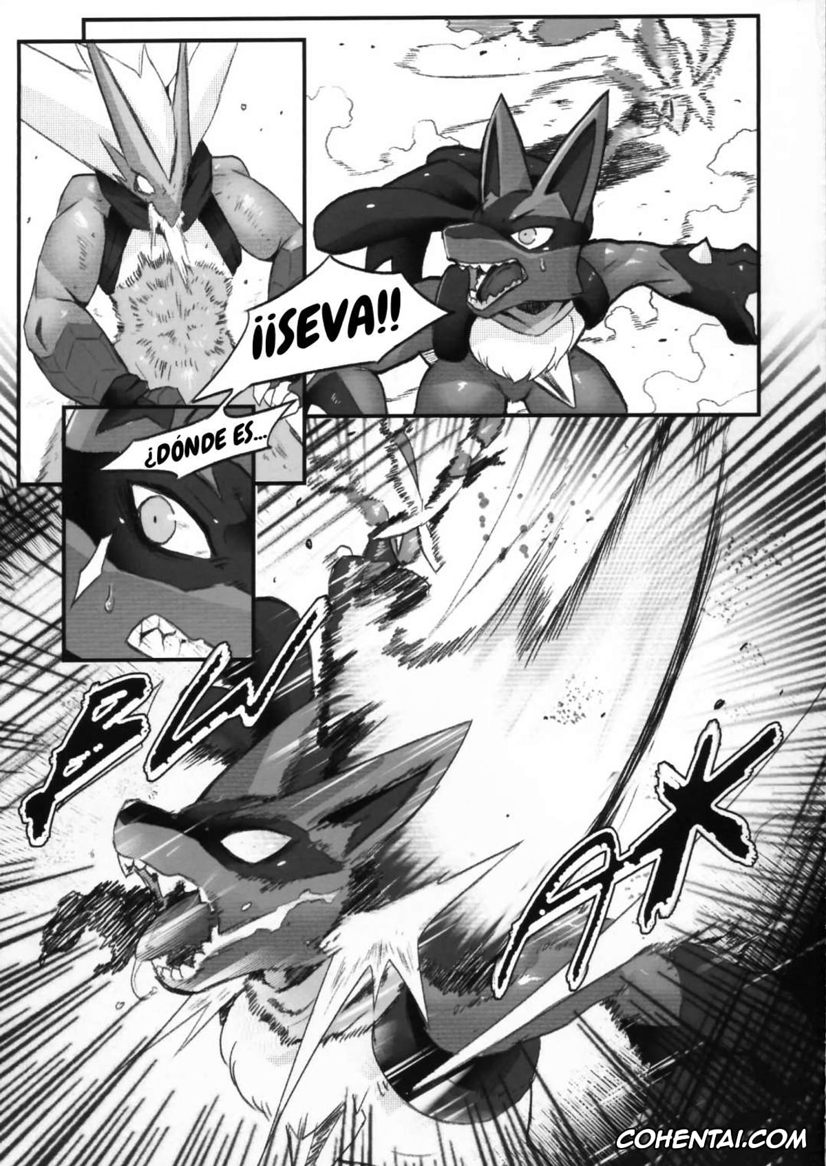 Pokemon | Pocket Monsters xxx, Blaziken xxx, Lopunny xxx, Lucario xxx, Weavile xxx, Zoroark xxx, BURNT METAL II: FROZEN STEEL (Pokémon), pagina 13