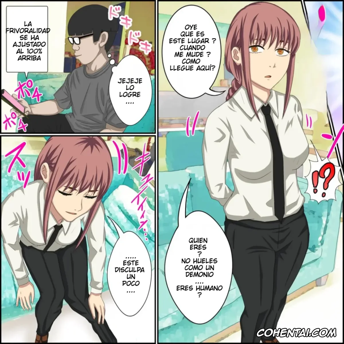 Chainsaw Man porno, Makima porno, Anime Chara to Seckle Dekiru Appli »Makima Hen» (Chainsaw Man), pagina 2