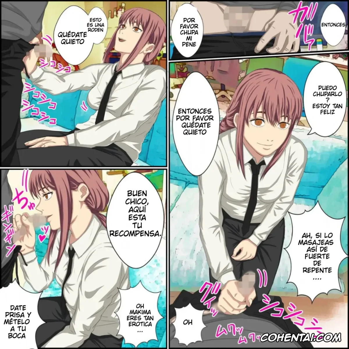 Chainsaw Man porno, Makima porno, Anime Chara to Seckle Dekiru Appli »Makima Hen» (Chainsaw Man), pagina 5