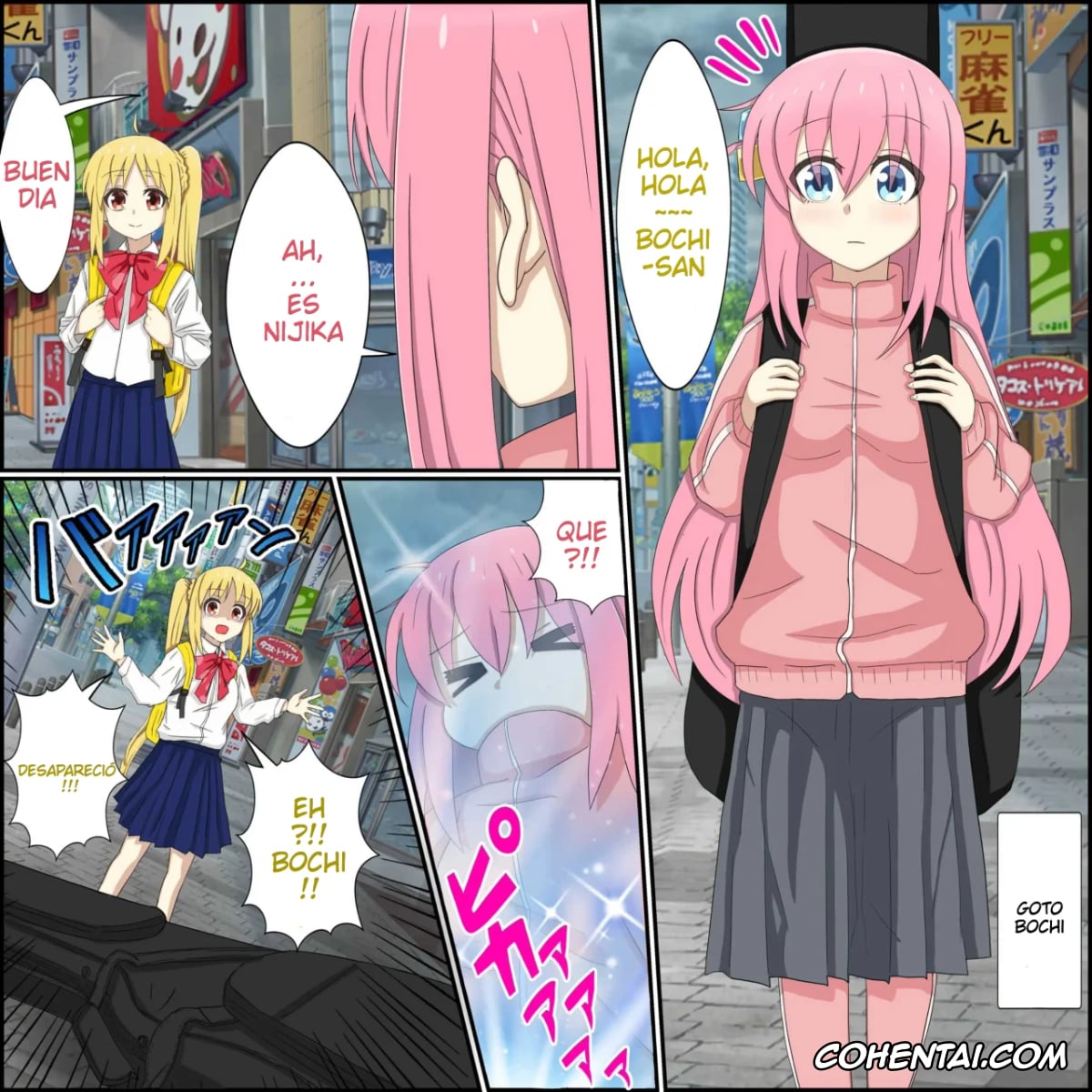 Bocchi the Rock! xxx, Hitori Gotou xxx, Anime Chara to Seckle Dekiru Appli »Bocchi-chan shokan Hen» (Bocchi the Rock!), pagina 1
