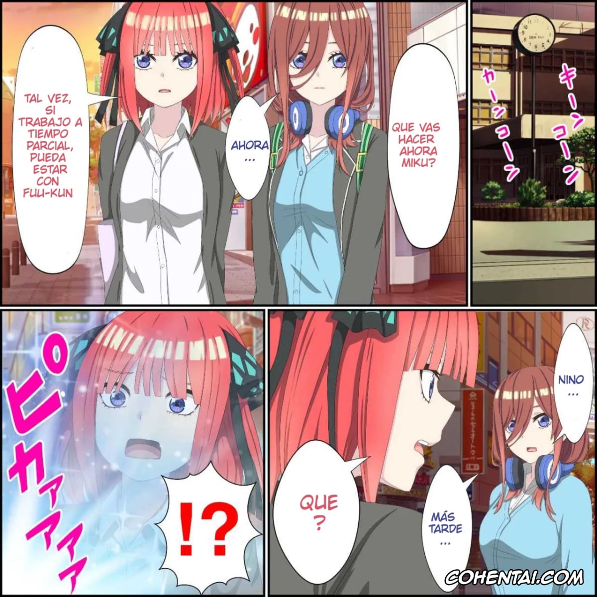 Gotoubun No Hanayome | The Quintessential Quintuplets xxx, Nino Nakano xxx, Anime Chara to Seckle Dekiru Appli »Nino Hen» (Gotoubun no Hanayome), pagina 1