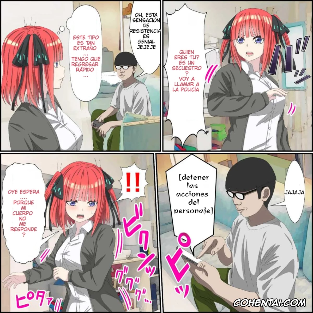 Gotoubun No Hanayome | The Quintessential Quintuplets hentai, Nino Nakano hentai, Anime Chara to Seckle Dekiru Appli »Nino Hen» (Gotoubun no Hanayome), pagina 3