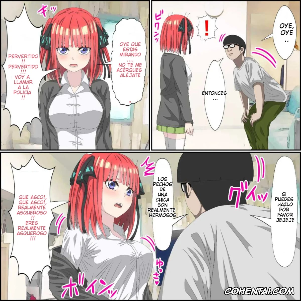 Gotoubun No Hanayome | The Quintessential Quintuplets xxx, Nino Nakano xxx, Anime Chara to Seckle Dekiru Appli »Nino Hen» (Gotoubun no Hanayome), pagina 4