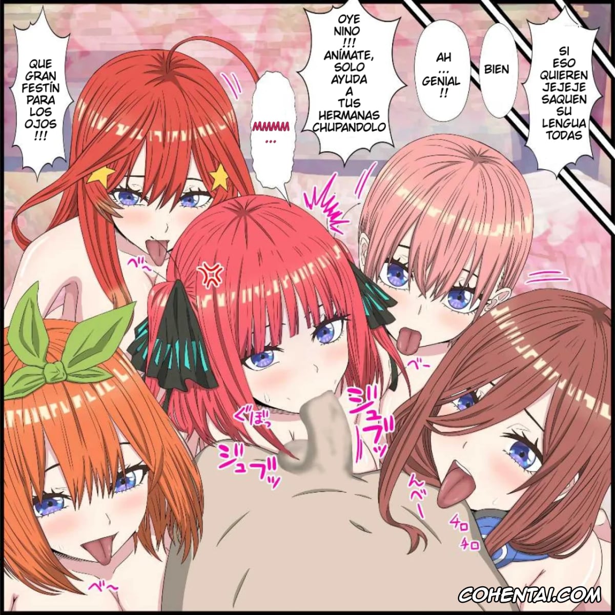 Gotoubun No Hanayome | The Quintessential Quintuplets hentai, Ichika Nakano hentai, Itsuki Nakano hentai, Miku Nakano hentai, Nino Nakano hentai, Yotsuba Nakano hentai, Anime Chara to Seckle Dekiru Appli »Nakano Shimai Hen» 1 (Gotoubun no Hanayome), pagina 9