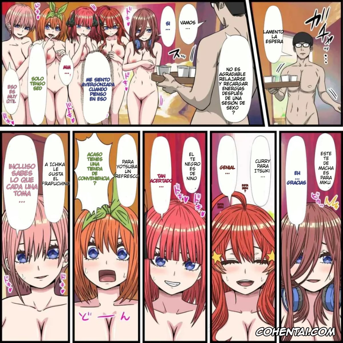 Gotoubun No Hanayome | The Quintessential Quintuplets xxx, Ichika Nakano xxx, Itsuki Nakano xxx, Miku Nakano xxx, Nino Nakano xxx, Yotsuba Nakano xxx, Anime Chara to Seckle Dekiru Appli »Nakano Shimai Hen» 3 (Gotoubun no Hanayome), pagina 7