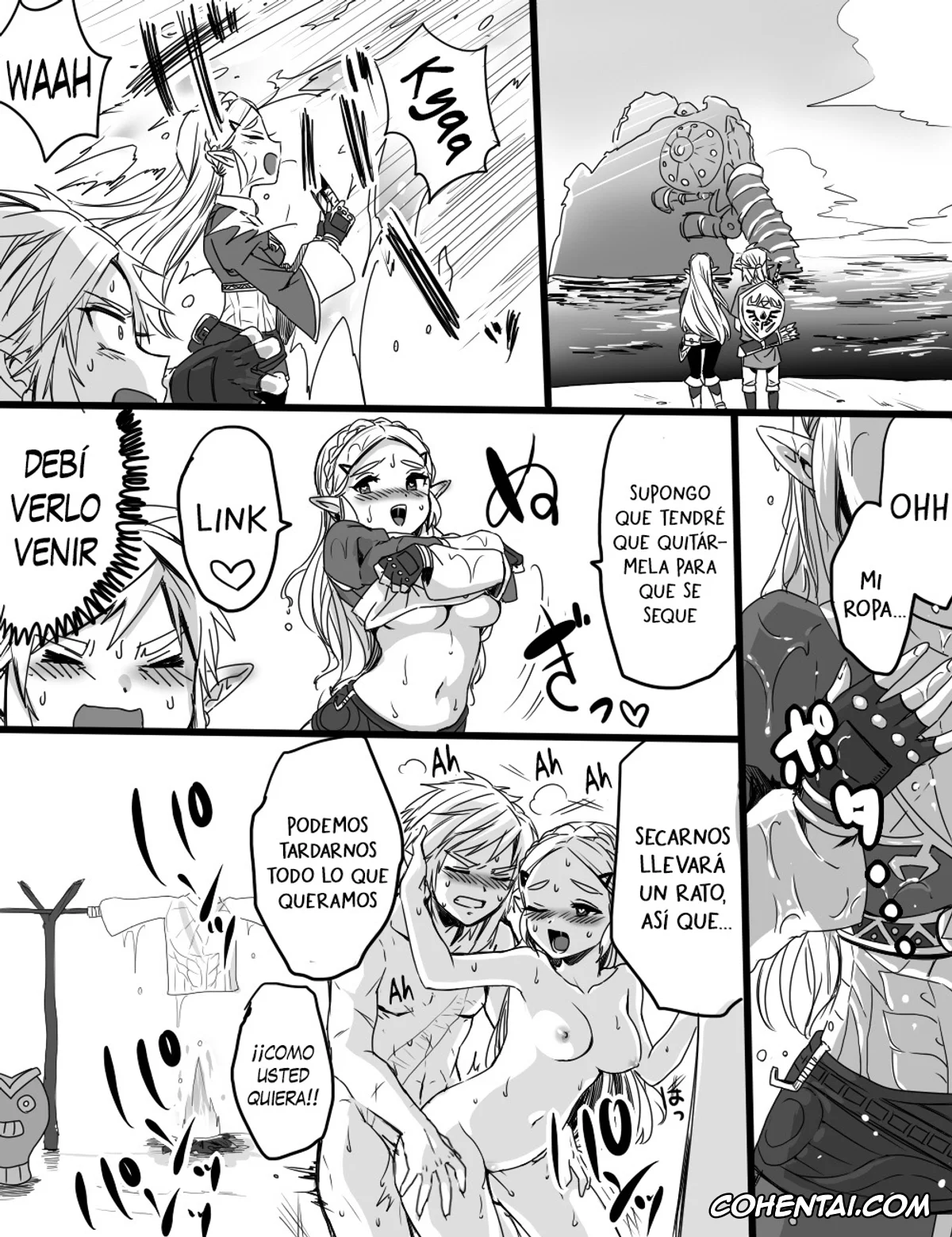 The Legend Of Zelda porno, Link porno, Princess Zelda porno, Love Pond Power 2 (The Legend of Zelda), pagina 8