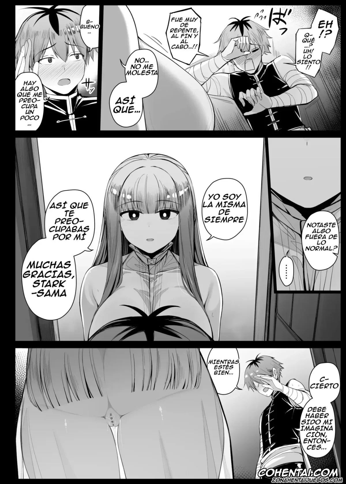 Sousou No Frieren | Frieren Beyond Journeys End xxx, Fern xxx, Stark xxx, Nozomu Mono ga Touei Sareru Kagami o Te ni Ireta Stark (Sousou no Frieren), pagina 4