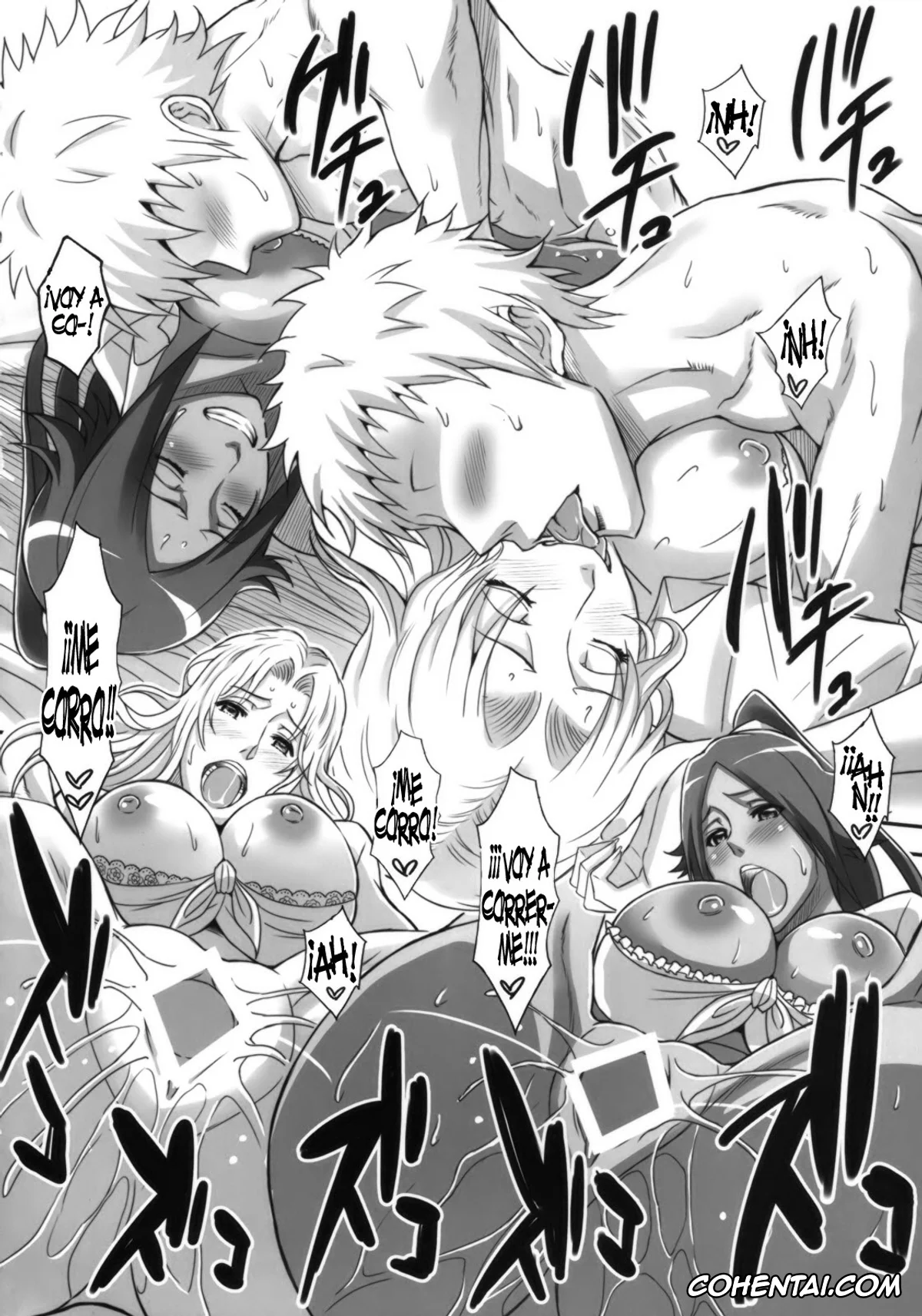 Bleach xxx, Ichigo Kurosaki xxx, Rangiku Matsumoto xxx, Yoruichi Shihoin xxx, BRICOLA 4 (Bleach), pagina 22