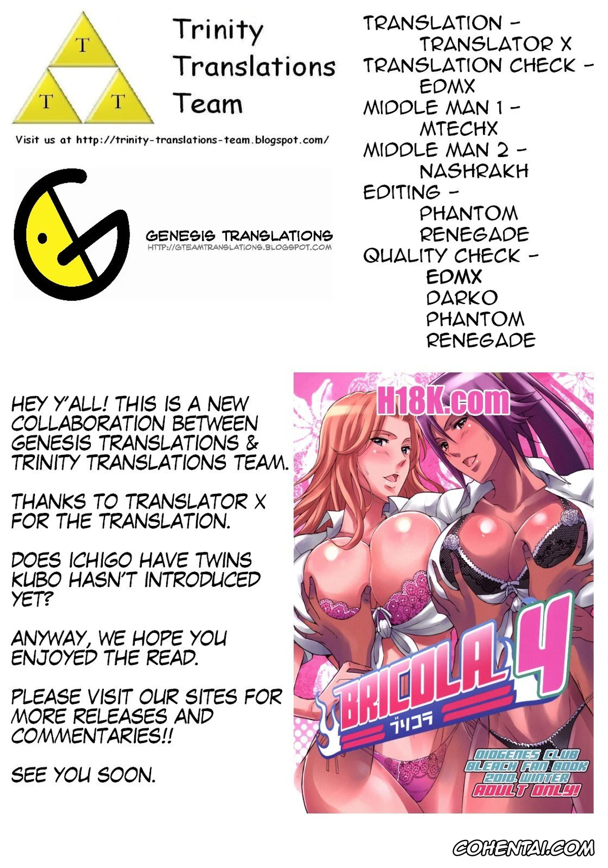 Bleach hentai, Ichigo Kurosaki hentai, Rangiku Matsumoto hentai, Yoruichi Shihoin hentai, BRICOLA 4 (Bleach), pagina 30