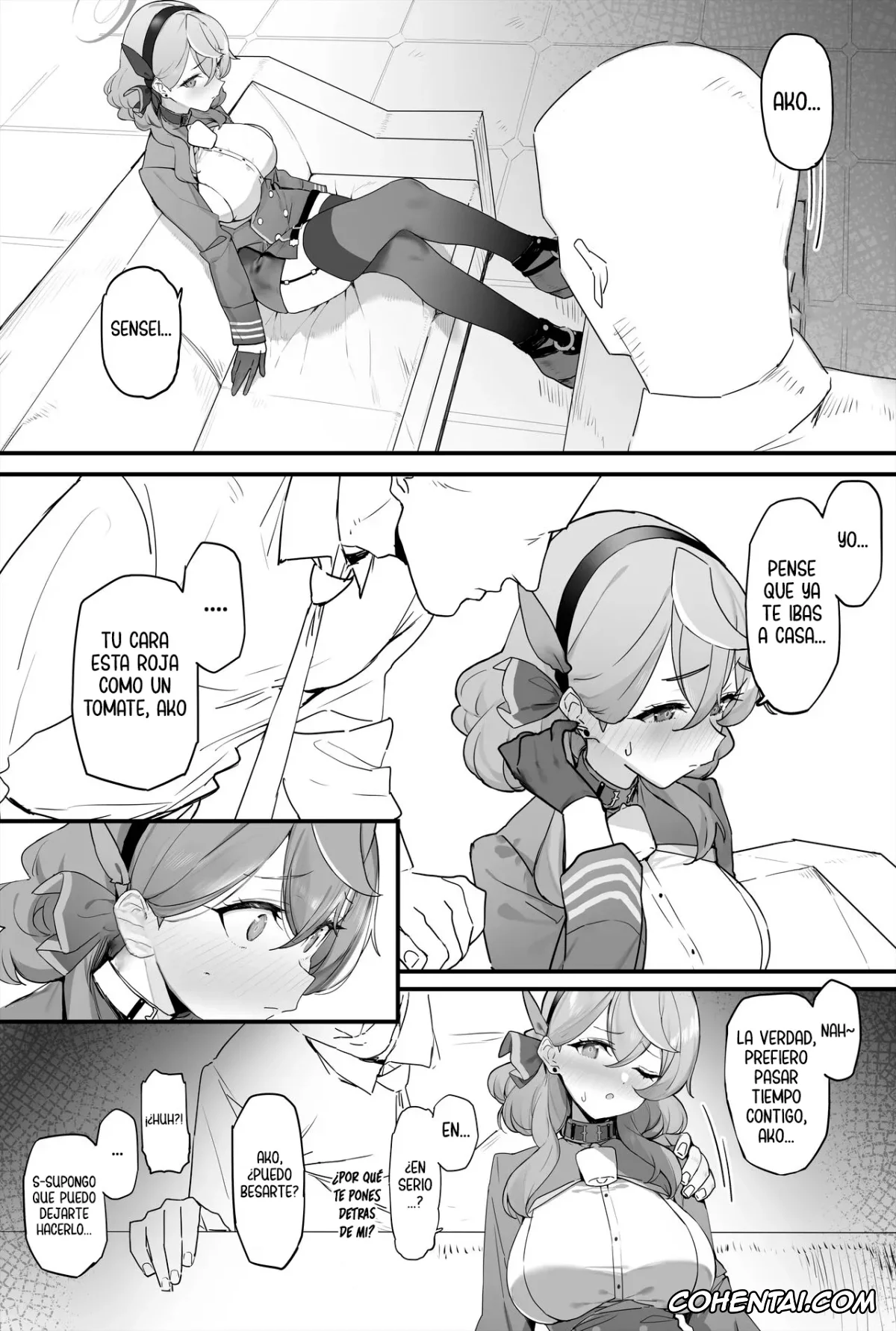 Blue Archive xxx, Ako Amau xxx, Sensei xxx, Ako-chan to Ichaicha Suru Hon + C101 Omake Book + Operator Ishou de Ichaicha (Blue Archive), pagina 4