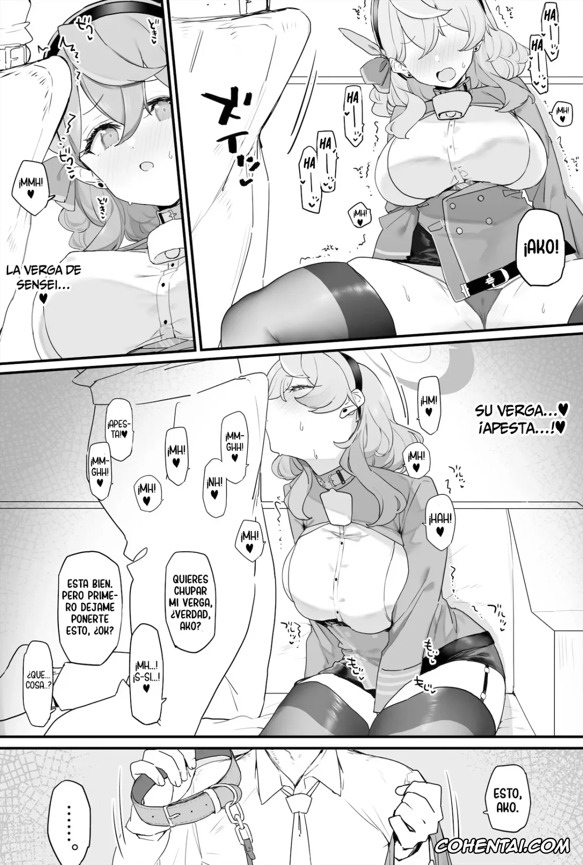 Blue Archive hentai, Ako Amau hentai, Sensei hentai, Ako-chan to Ichaicha Suru Hon + C101 Omake Book + Operator Ishou de Ichaicha (Blue Archive), pagina 6