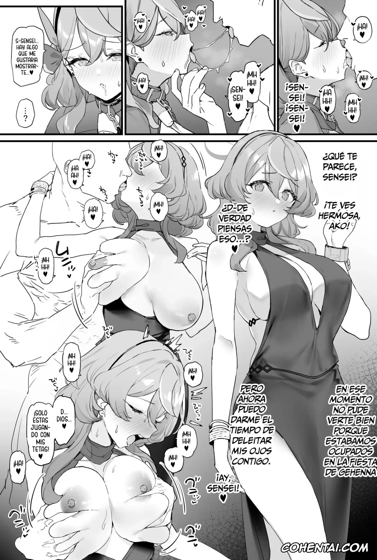 Blue Archive hentai, Ako Amau hentai, Sensei hentai, Ako-chan to Ichaicha Suru Hon + C101 Omake Book + Operator Ishou de Ichaicha (Blue Archive), pagina 18