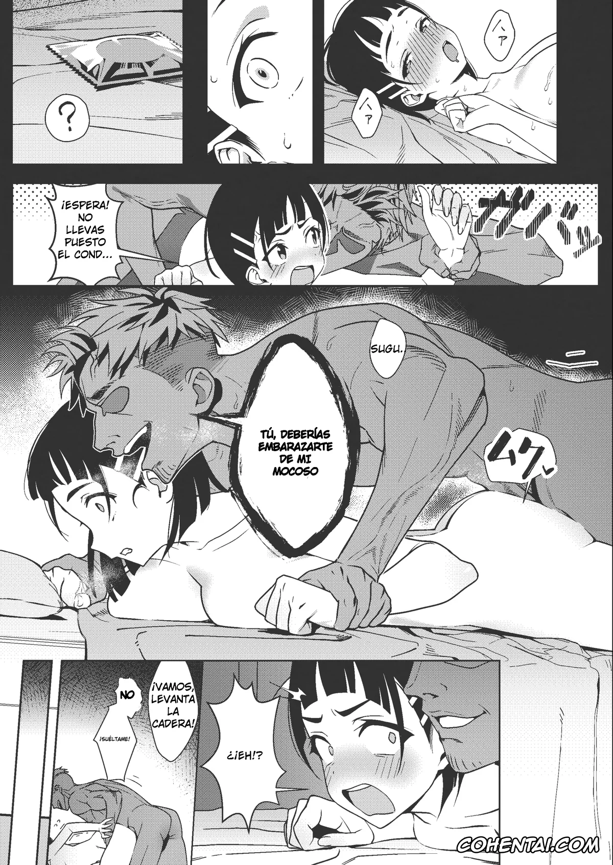 Sword Art Online hentai, Suguha Kirigaya hentai, Suguha ga Charao to no Sex ni Hamaru Hon (Sword Art Online), pagina 9