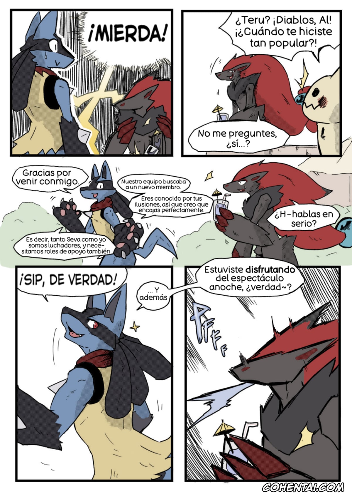Pokemon | Pocket Monsters hentai, Blaziken hentai, Lucario hentai, Zoroark hentai, Burnt Metal (Pokémon), pagina 6