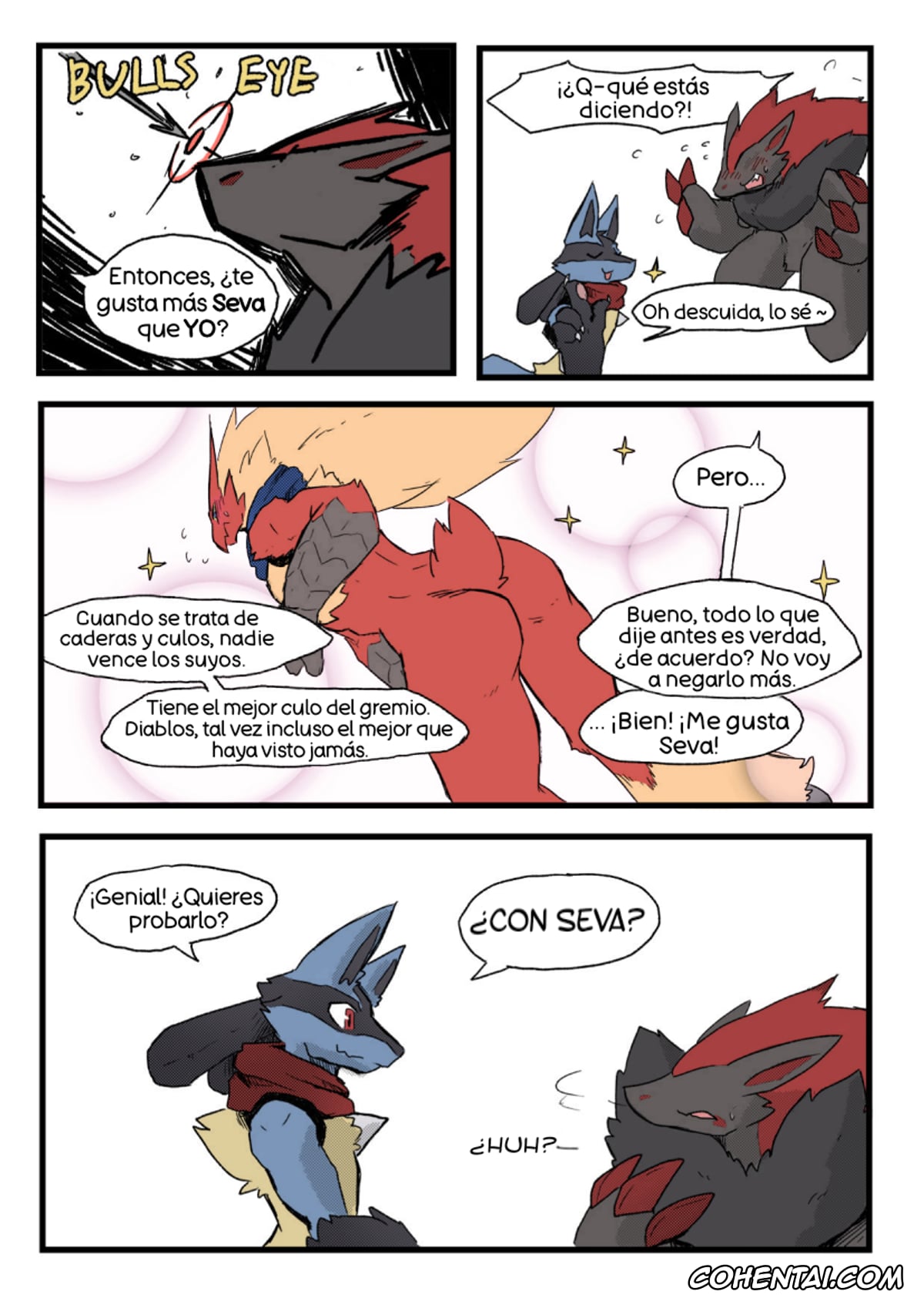 Pokemon | Pocket Monsters porno, Blaziken porno, Lucario porno, Zoroark porno, Burnt Metal (Pokémon), pagina 8