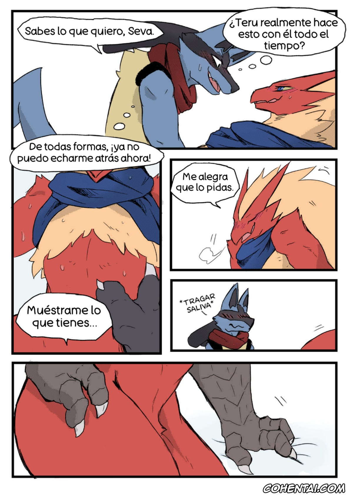 Pokemon | Pocket Monsters xxx, Blaziken xxx, Lucario xxx, Zoroark xxx, Burnt Metal (Pokémon), pagina 13