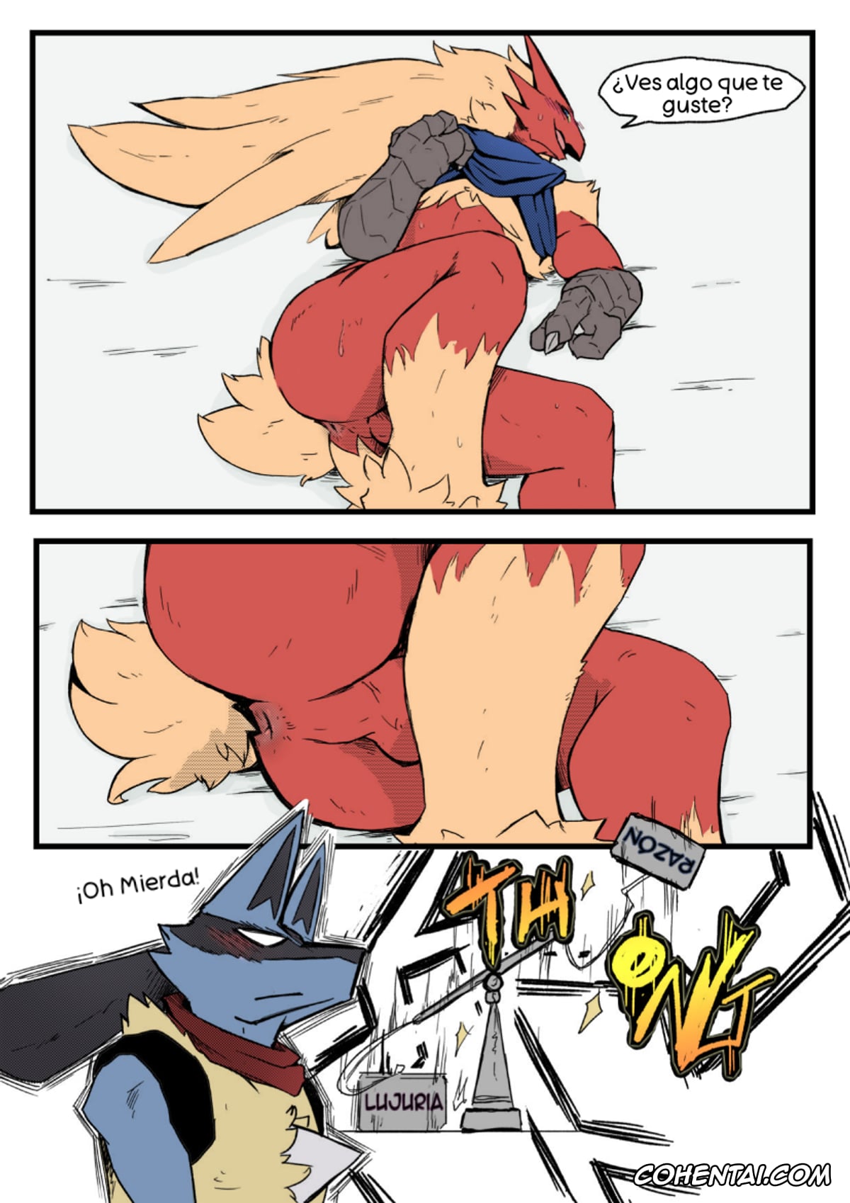 Pokemon | Pocket Monsters porno, Blaziken porno, Lucario porno, Zoroark porno, Burnt Metal (Pokémon), pagina 14