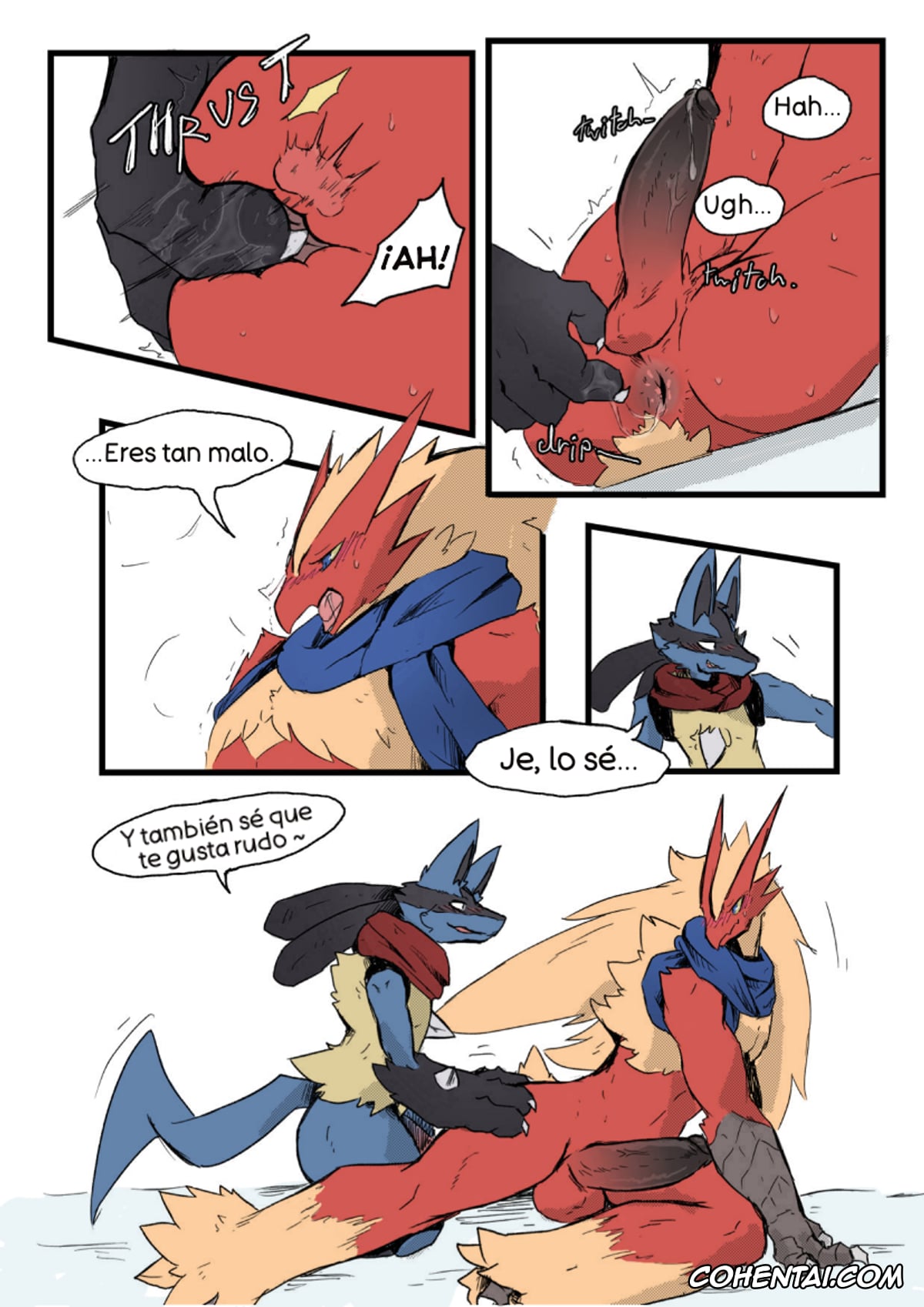 Pokemon | Pocket Monsters hentai, Blaziken hentai, Lucario hentai, Zoroark hentai, Burnt Metal (Pokémon), pagina 27