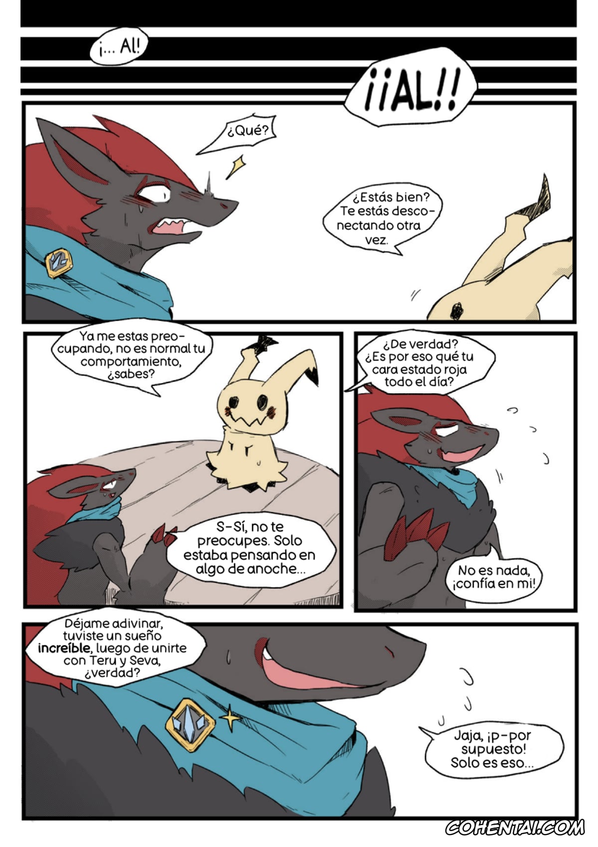 Pokemon | Pocket Monsters xxx, Blaziken xxx, Lucario xxx, Zoroark xxx, Burnt Metal (Pokémon), pagina 34