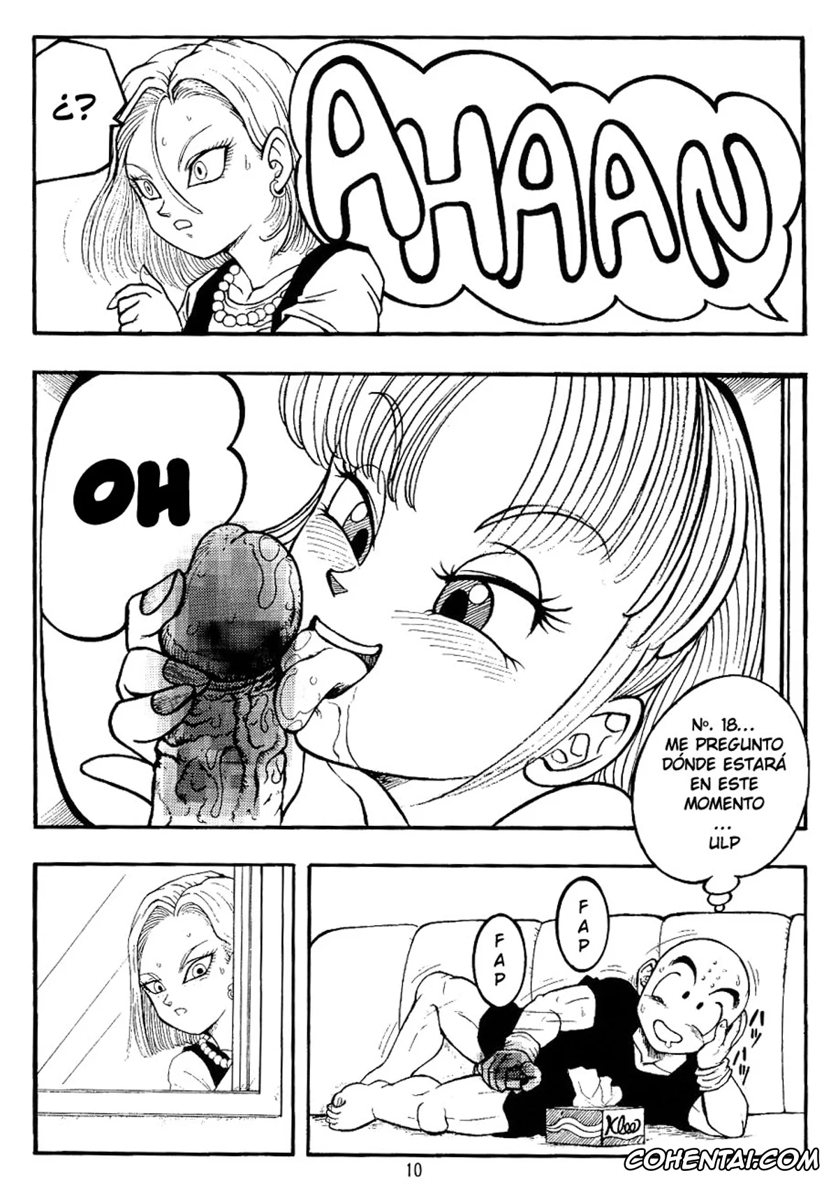 Dragon Ball Z hentai, Android 18 hentai, Krillin hentai, Dragon Ball H Maki San (Dragon Ball Z), pagina 9